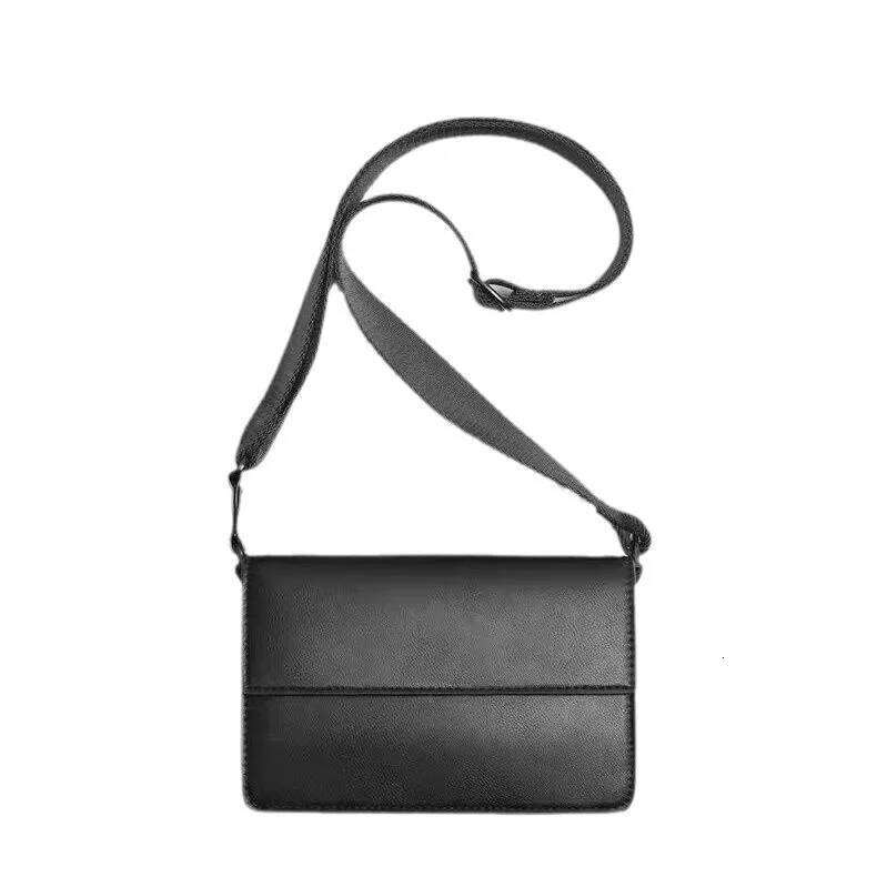 Shoulder Men's Casual Versatile Flip Cover Mailman Bag, Small Square Bag Crossbody Bags For Men Bags