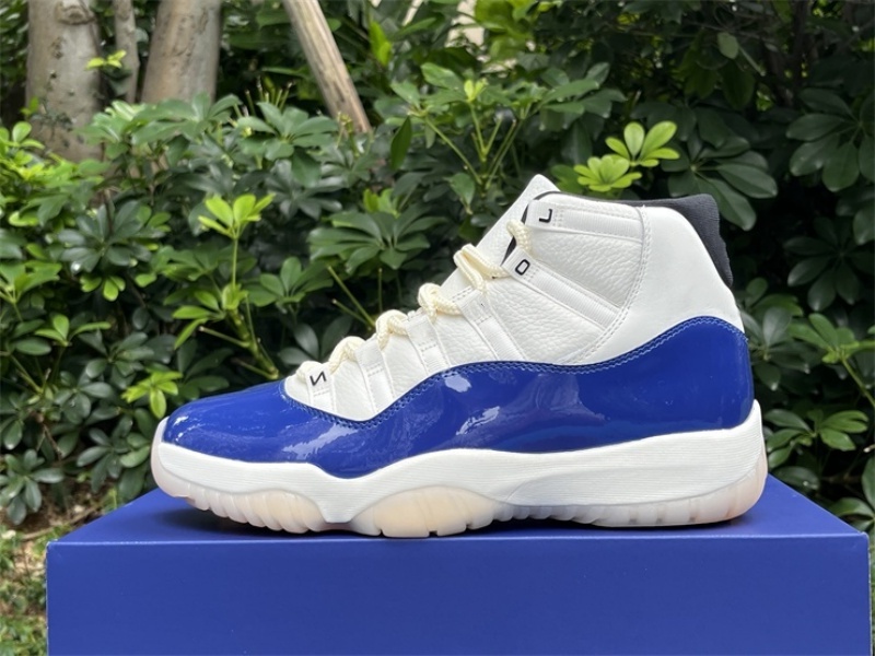 2025 Rare Gamma Blue With Real Carbon Fiber 11S Basketball Shoes for Men Genuine Leather Couple Designer Sneaker