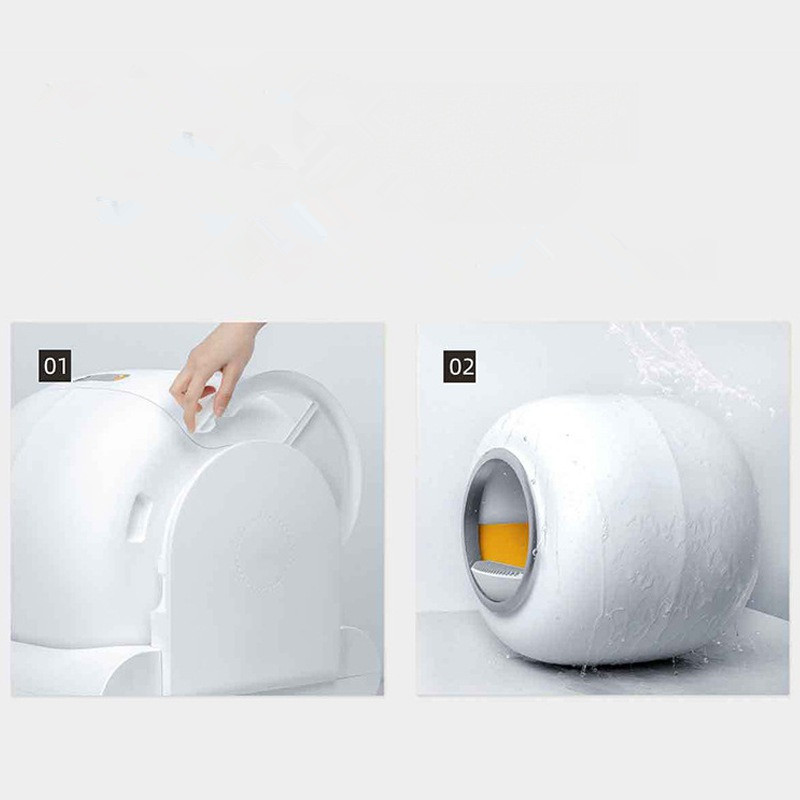 Automatic cat litter box Electric cleaning cat litter box Anti-splash automatic induction cleaning and shoveling smart cat toilet