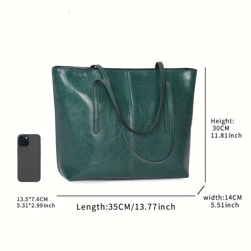 2025 Red Genuine Leather With Double Compartment Zipper Inner Pocket, Large Capacity For Women, Hand Washable Fixed Strap Design, Elegant Accessory Vi