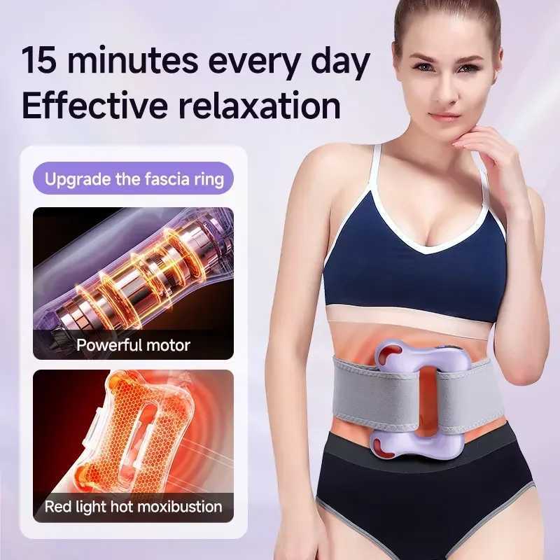 2025 New Massage Gun Fascia Ring Home Peronal Care Hand Free Cordless Electric Body Fitness Fat Reducing Body Belly Back Massage J251030