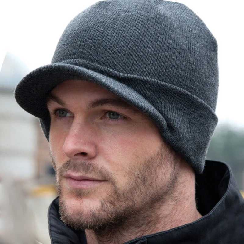 Men Winter Hat Plush Fur Lined Warm Earflap Cap Unisex Fashion Soft Beanie Hats Outdoor Thick Ski Sports Knitted HatXJ251030