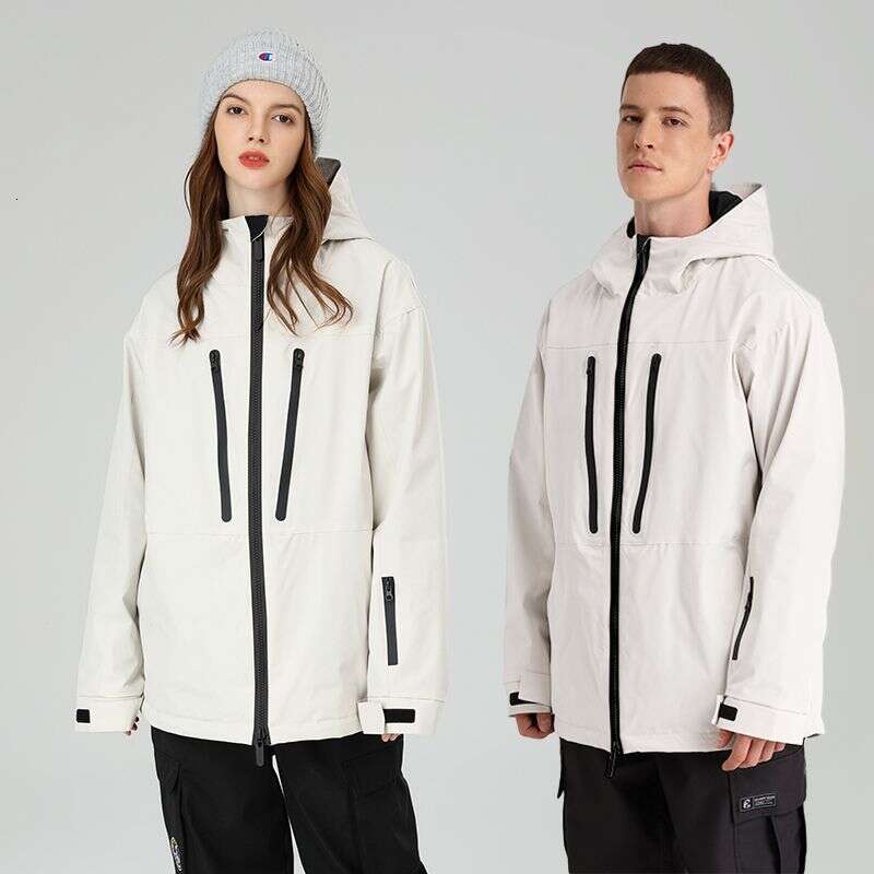 Women's Winter Top Men's Ski Windproof Waterproof Warm Double Breathable Single Board Snow Suit