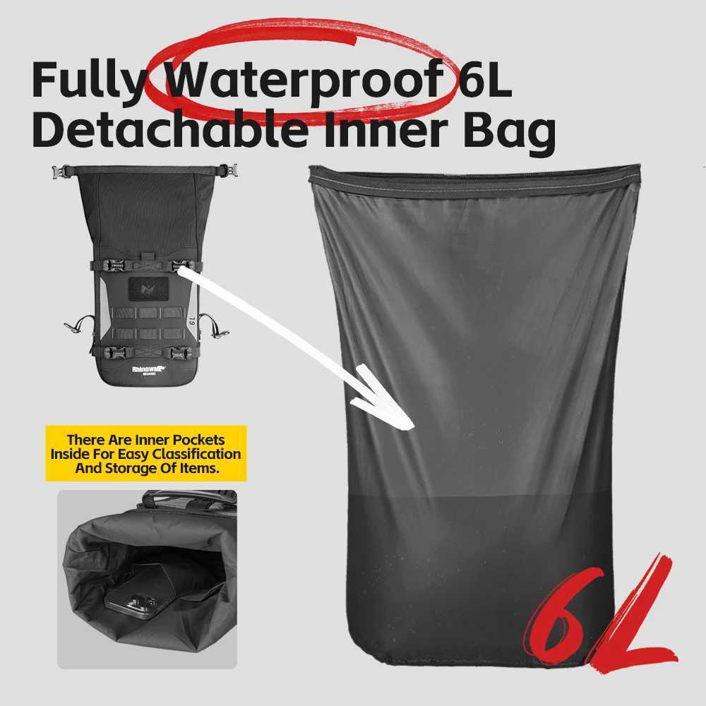 Rhinowalk 2PCS Motorcycle Bumper Bag Upgraded Motorcycle Bag 2024 High Quality Motorbike Long Distance Travel BagUpgraded H251029