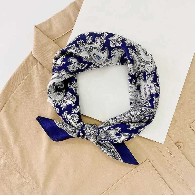 Silk Scarf For Bag Lady Neck Tie 100 Silk Scarf Luxury Brand Print Flower Stripe Plaid Dot Bandana Hair Tie Handkerchief GiftsW251029
