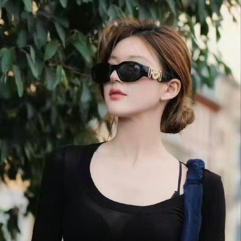 New Arrival: European & American-Style Asymmetrical Head-Shaped Sunglasses Unique Small-Frame Sunglasses Trendy Sunglasses Cross-Border Wholesale