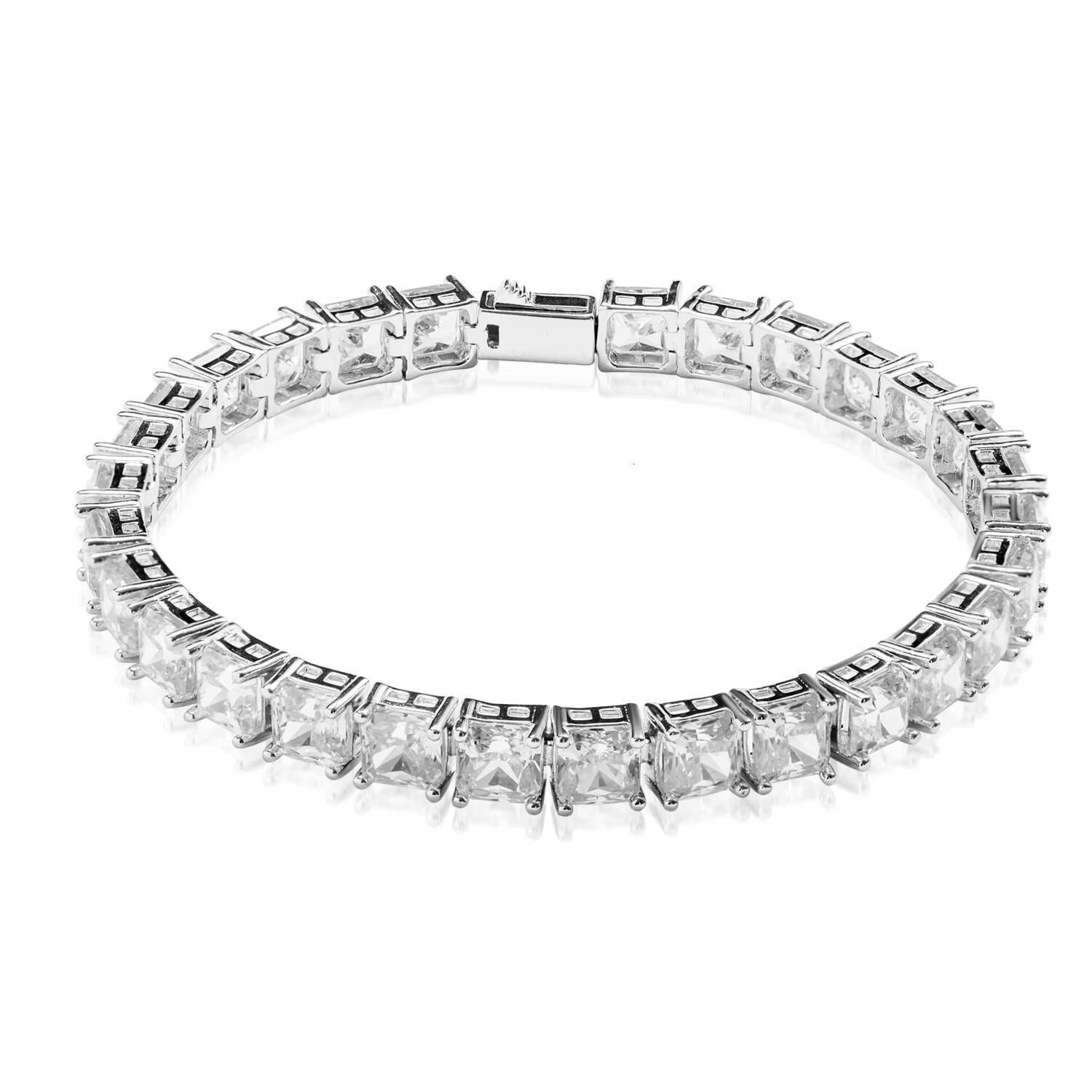 Fine Fresh Sweet New Design Bracelet High Carton Diamond Brass Tennis Bracelet Wholesale Jewelry for Girl Women
