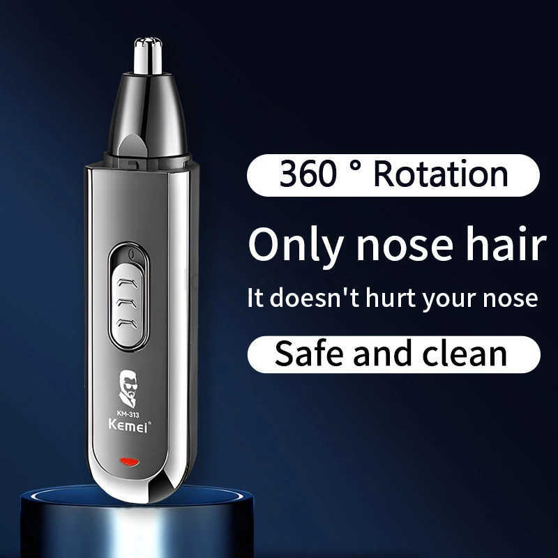 Kemei 3 IN 1 Eyebrows Trimmer Nose Trimmer Electric Replaceable Hair Remover Professional Ear Trimer Hair Shaver KM313 Z251030