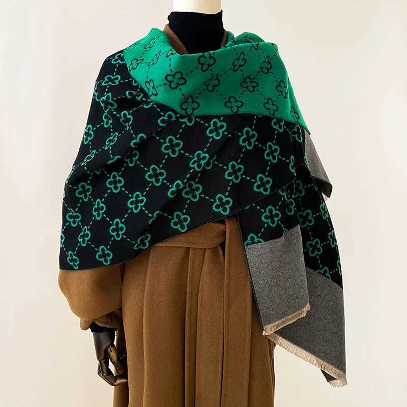 Warm ShAWl Women Scarf A Cashmere Winter Blanket WrAPs Casual Print Bufanda Travel Poncho Stoles EcharpeW251030