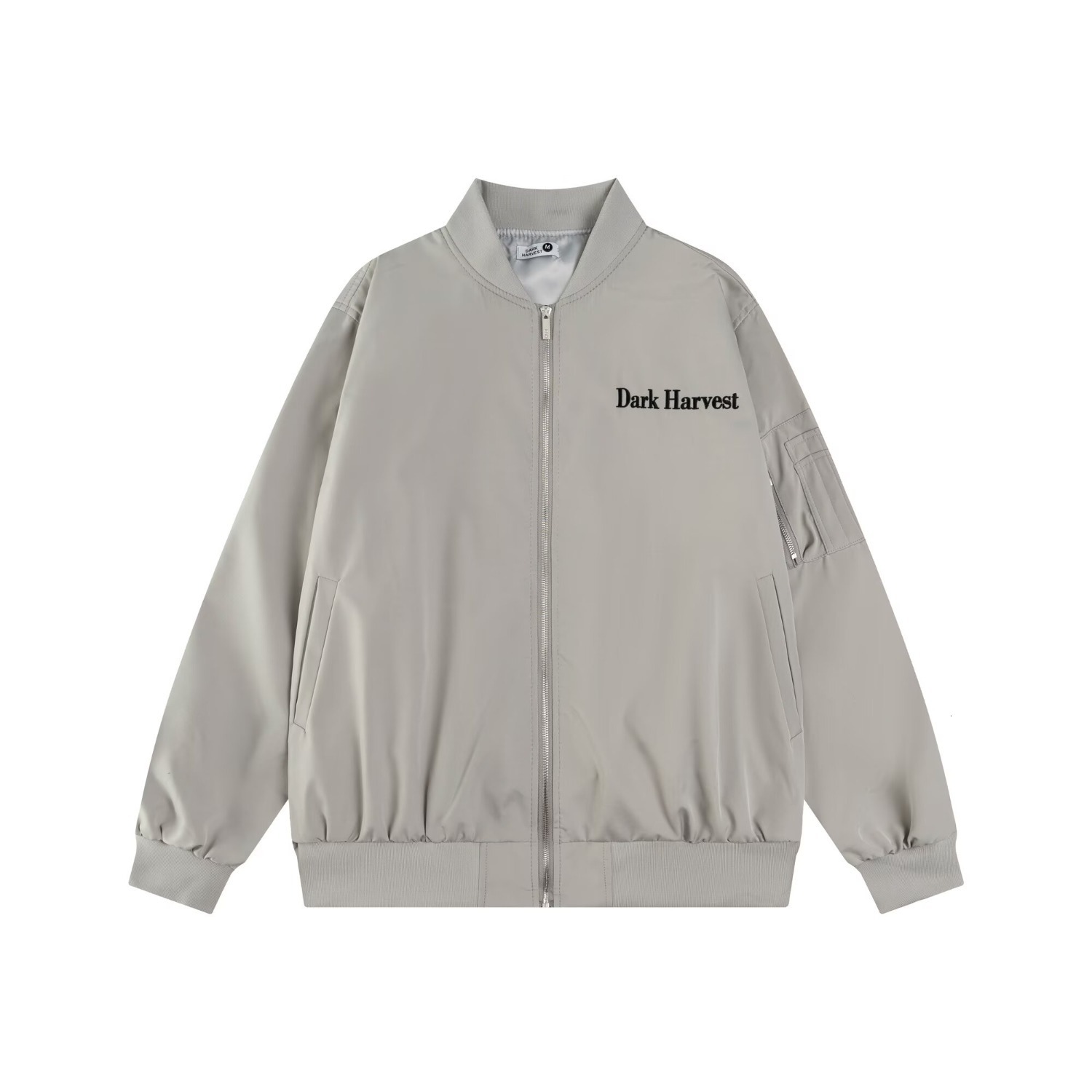 2025 Stand Collar Men's Jacket Autumn American High Street Designer Coat Fashion Brand Korean Style Trendy Loose Coat