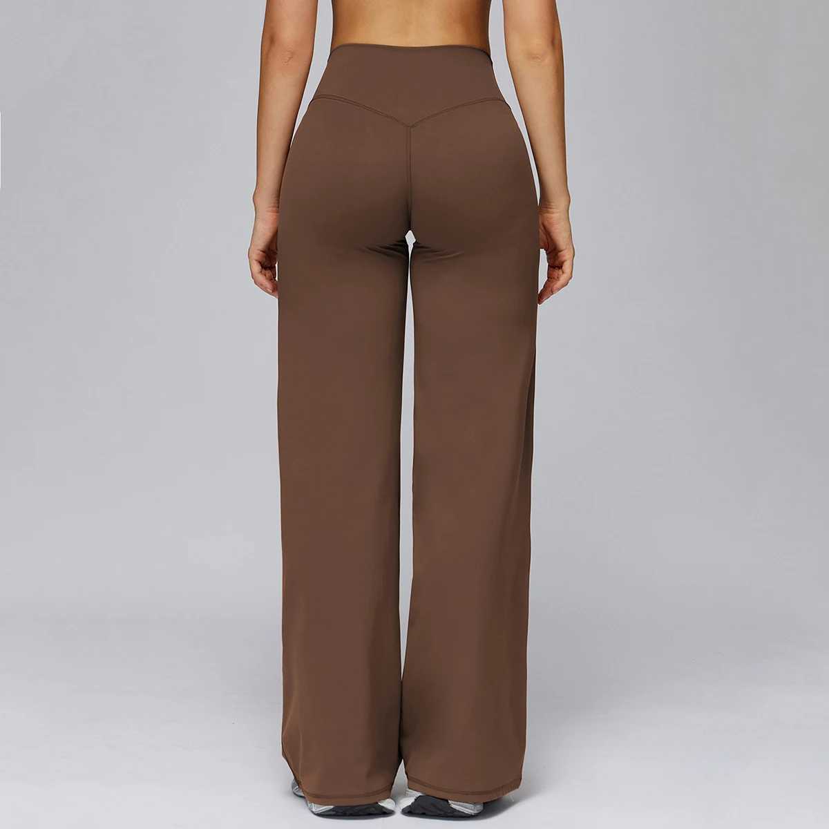 Hearuisavy Womens Sports Pants Gym Clothes Highwaist WideLeg LooseFitting Leggings Outdoor Leisure Fitness Yoga Pants Female J251030