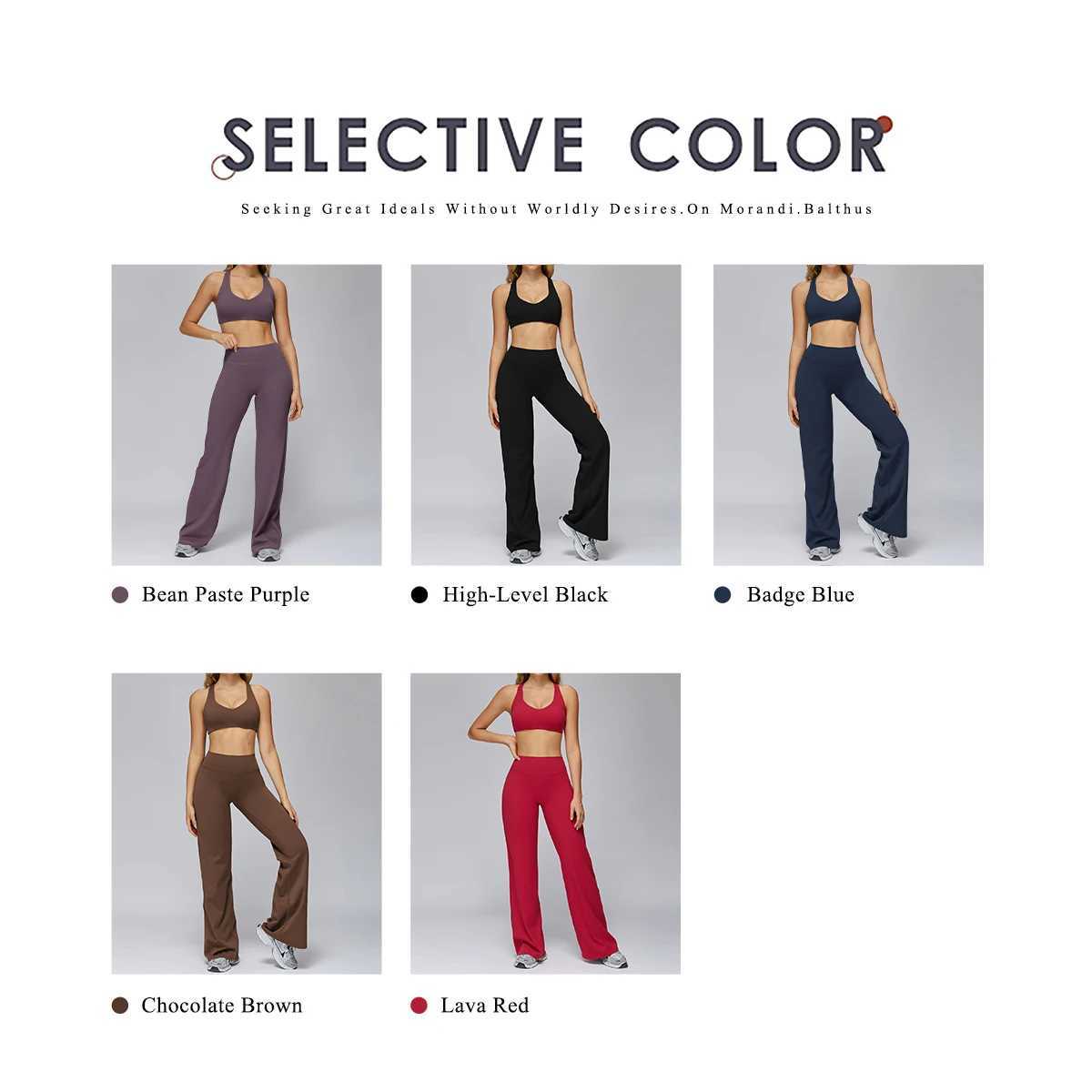 Hearuisavy Sports Set Women Gym HBack BrushedFeel Yoga Bra Running Breathable Quick Dry Tight Fitness Top High Waisted Pants J251030