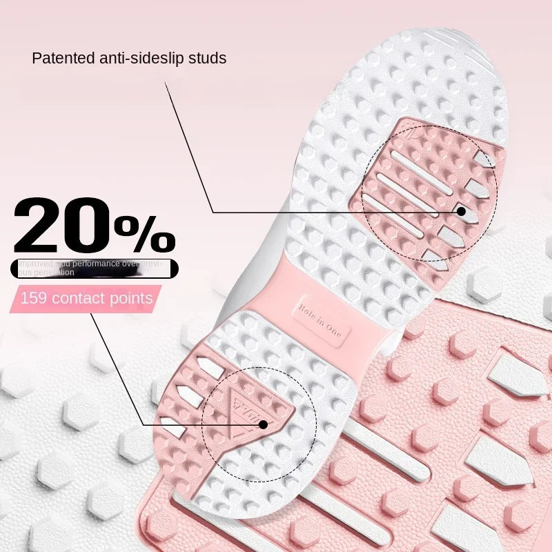 PGM Golf Shoes Woman Nail Waterproof Sneaker Nonslip Lightweight Knobs Comfortable Cushioned Spikeless Shoes XZ365 251023