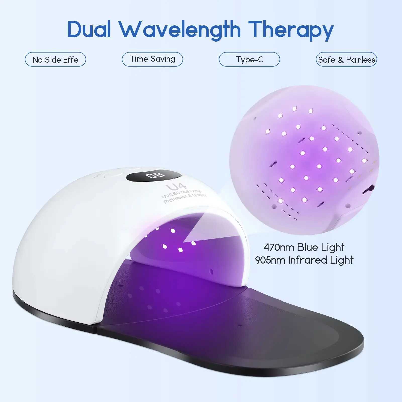 Nail and Foot Drying Lamp QuickDrying FastDrying Special Led Curing Tool for Nail Salons HighPower Tool L251030