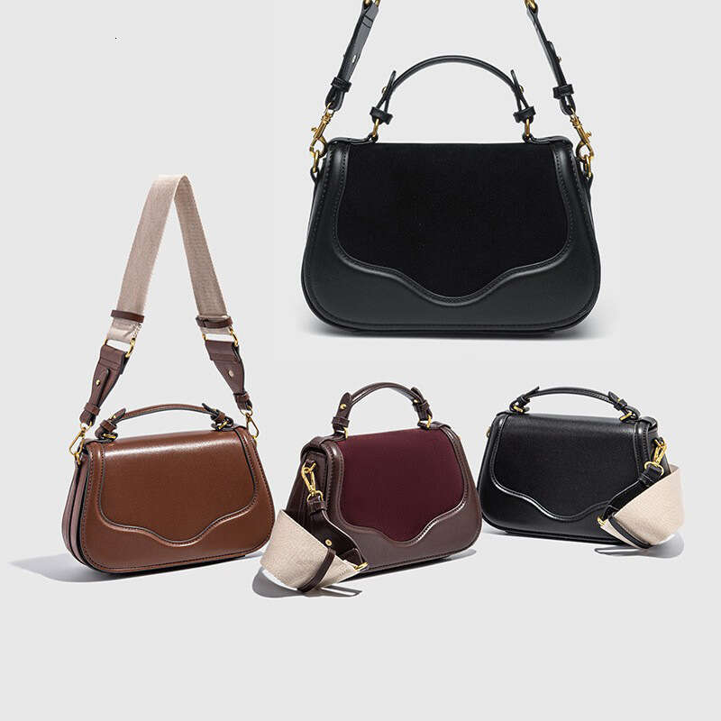 Saddle Women's High-End Design Handbag 2025 Trendy Fashion Single Shoulder Crossbody Bag