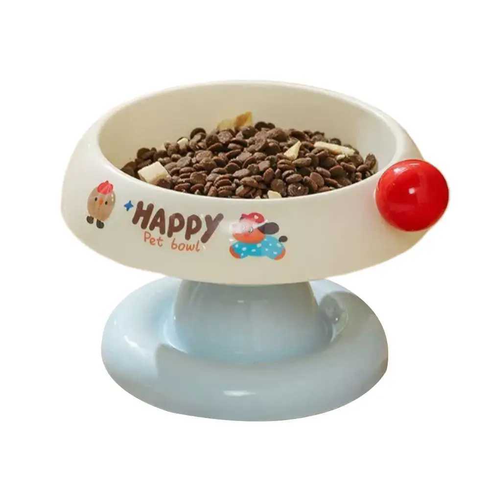 Stainless Steel Pet Bowl NonSlip Durable Cat Food Bowl Dog Bowl Protects Cervical Spine for Kittens And Dogs Easy To Clean J251113