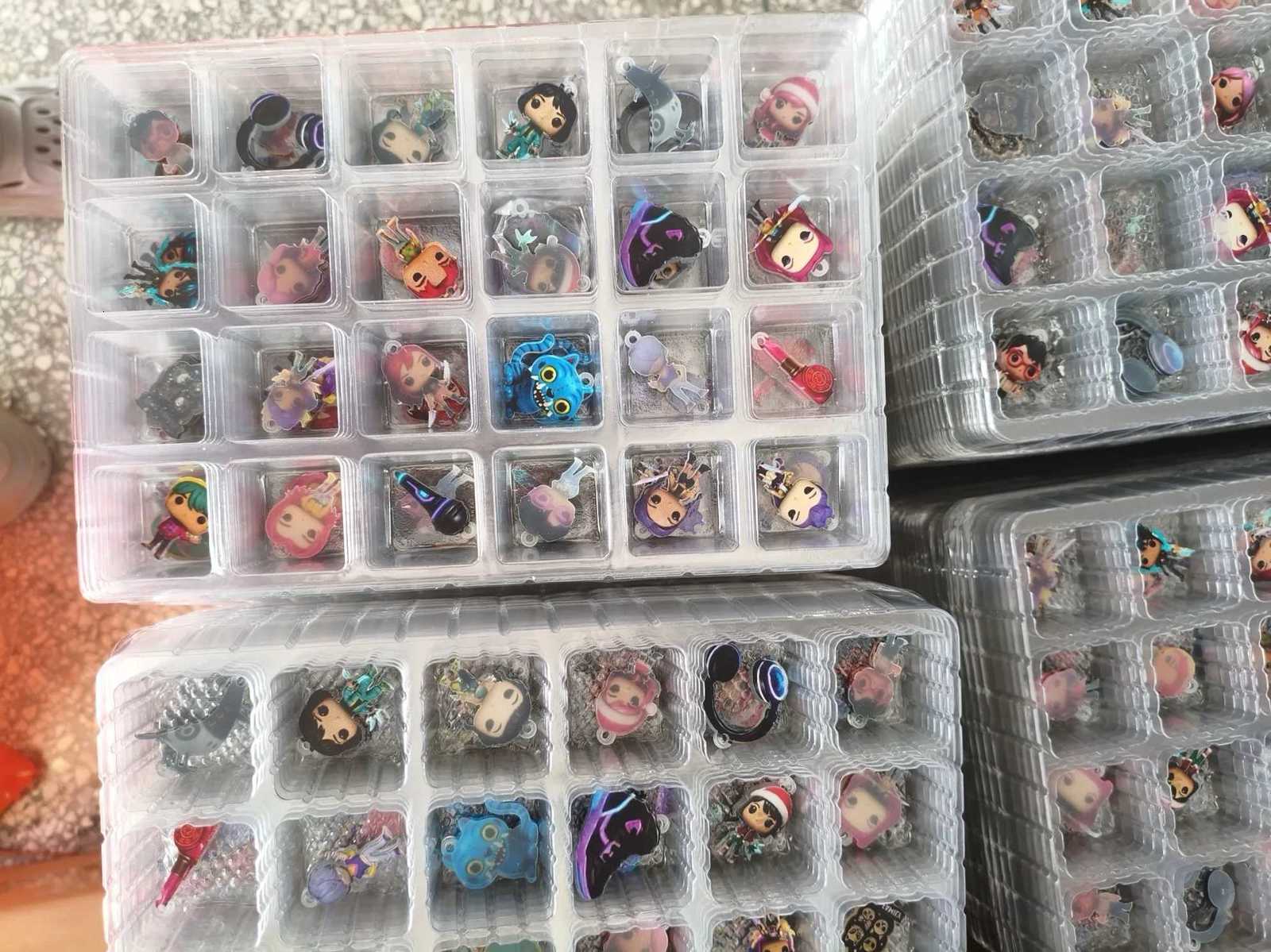 Demon Hunter Christmas Advent Calendar Countdown Calendar Acrylic Model MultiStyle Holiday Decorations Kids Christmas Gift C251030