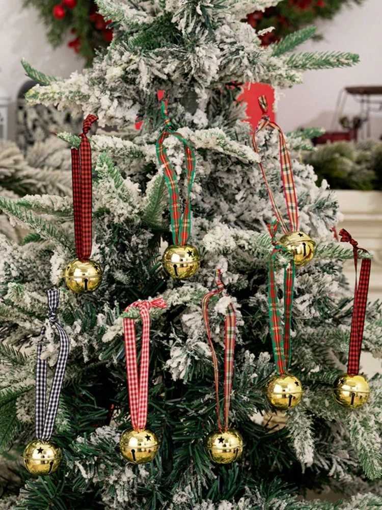 6PCS Christmas Bell Pendant Christmas Decoration Pendant Christmas Tree Decoration Pendant C251030