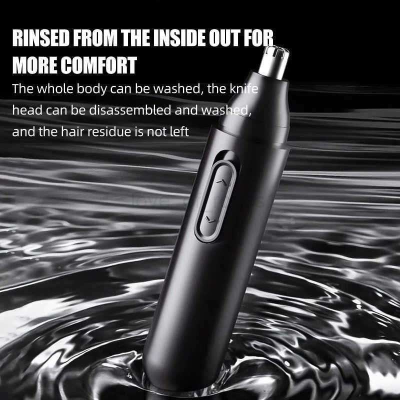 Electric nose hair trimmer is simple atmospheric and easy to store suitable for carrying around during travel Z251030