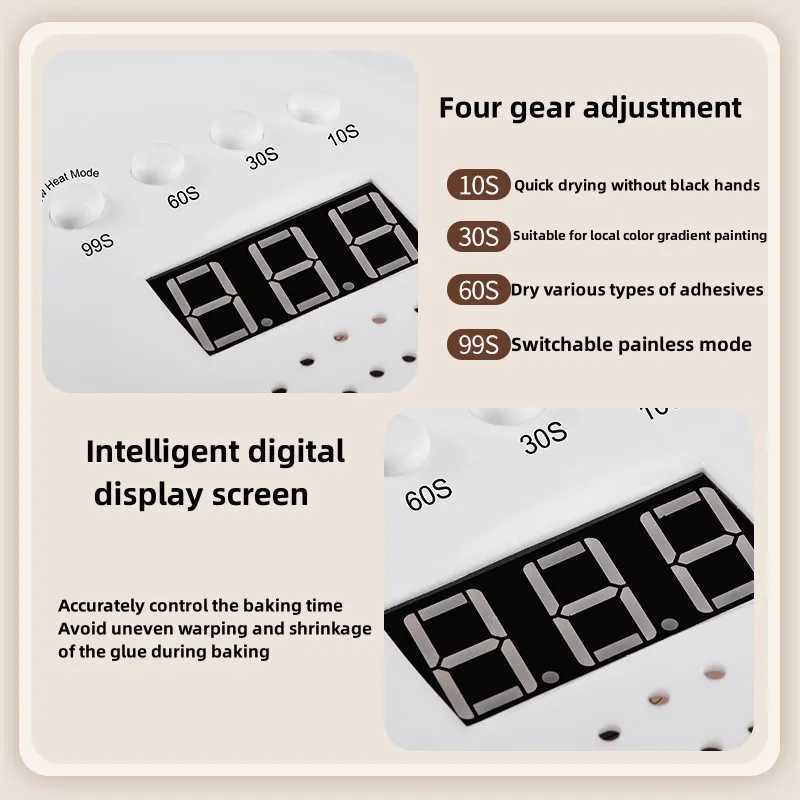 Nail Dryer LED Nail Lamp UV Lamp for Curing All Gel Nail Polish With Motion Sensing Manicure Pedicure Salon Tool L251030