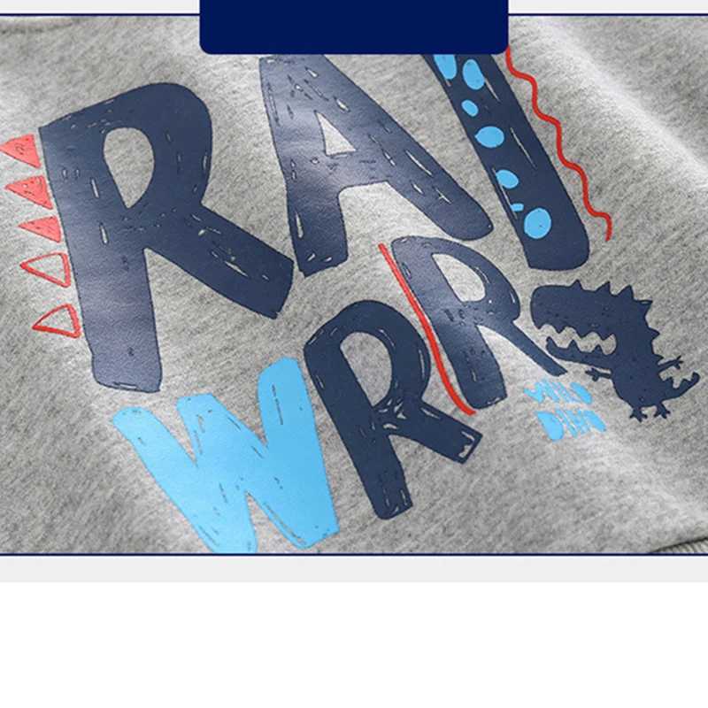 Oneck Inner Fleece Toddler Casual Sweatshirts Tops Shirt Patchwork Cartoon Kids Boys Pullover Hoodie for 27YT251030