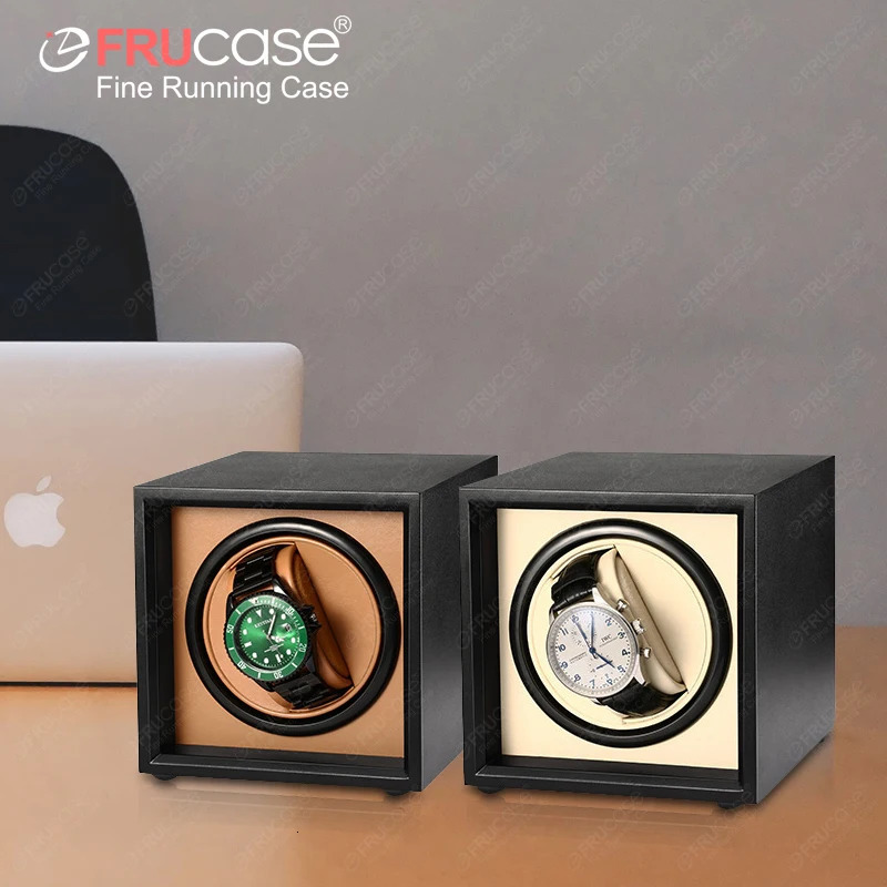FRUCASE MINI Watch Winder for automatic watches watch box automatic winder Mini style can be placed in a safe Box or drawer 251029
