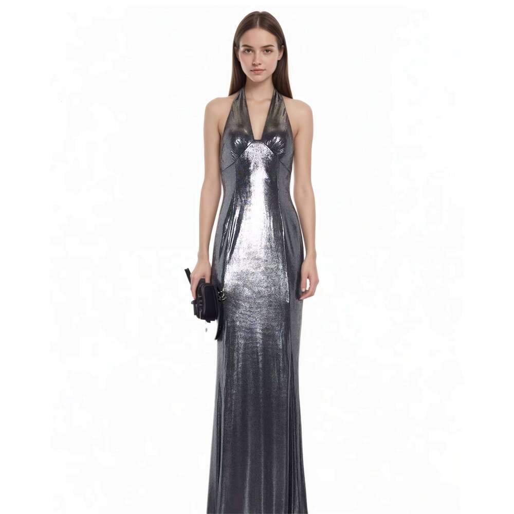 Solid Color Ruffled Christmas Ladies Casual Elegant Women's Clothing prom