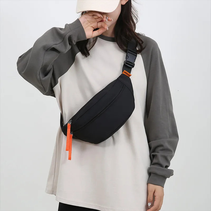 Yellow Green Fashion Banana Chest Bag Men Women Street Casual Fanny Pack Outdoor Sport Single Shoulder Bag 251030