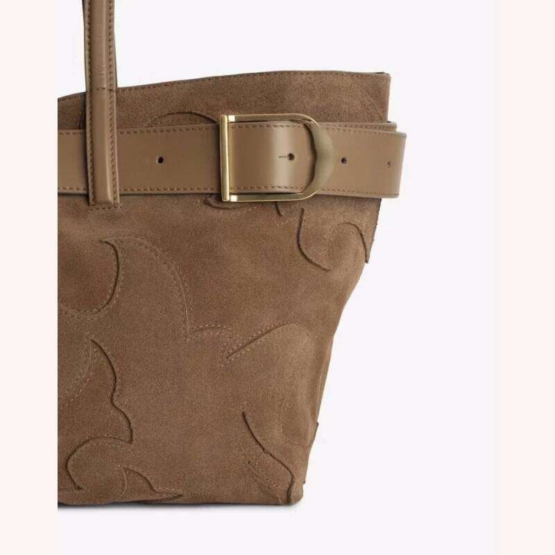 Suede Shopper Women, Fashion Top Handle Tote Bag Ladies, Women's Shoulder Handbags Design for Everyday Style