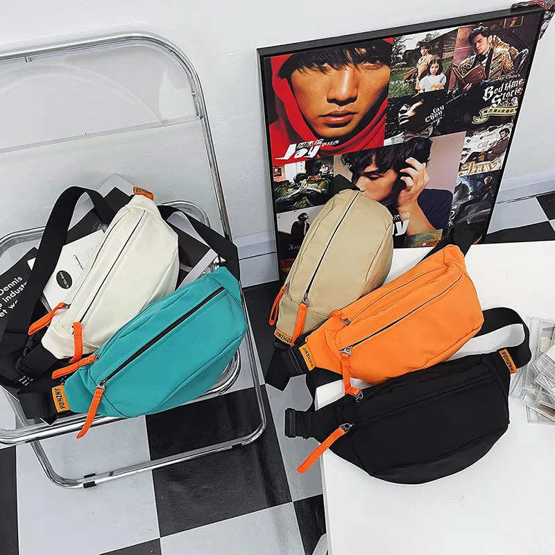 Casual Trend Waist Bag Hip pack Street style Women Belt Bags Large capacity Nylon Waist packs Unisex Hip hop Crossbody Chest Bag 251030