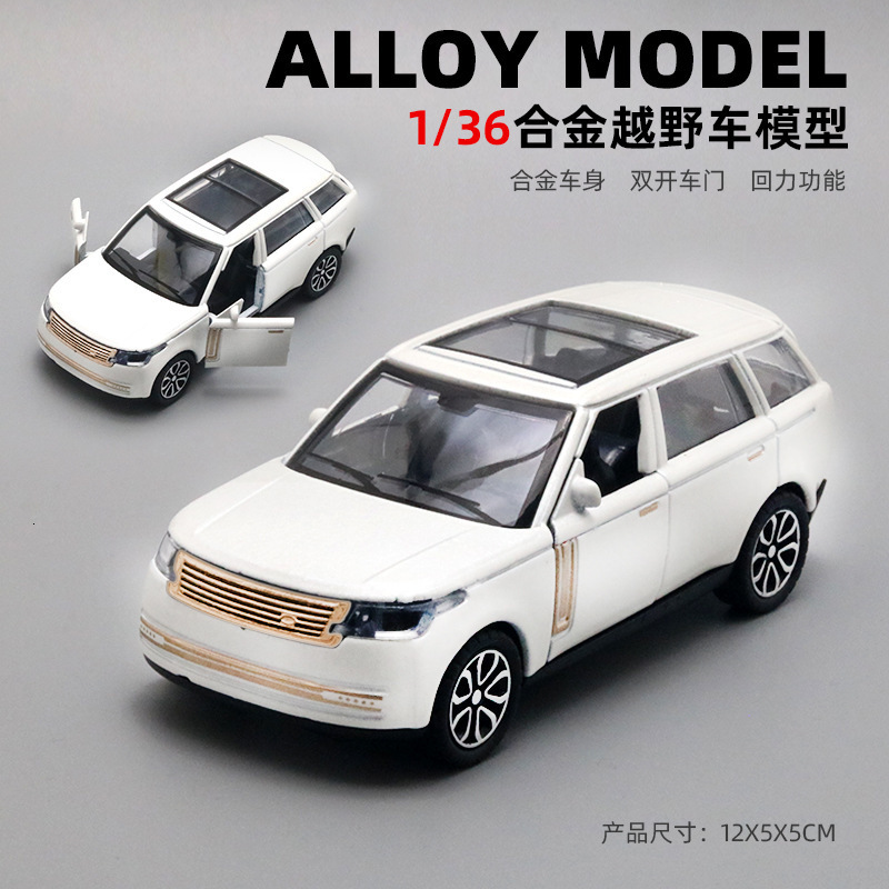 Bagged 136 Road Range SUV Car Model Simulation Alloy Car Boys Metal Toy Car Ornament 2 Doors Open