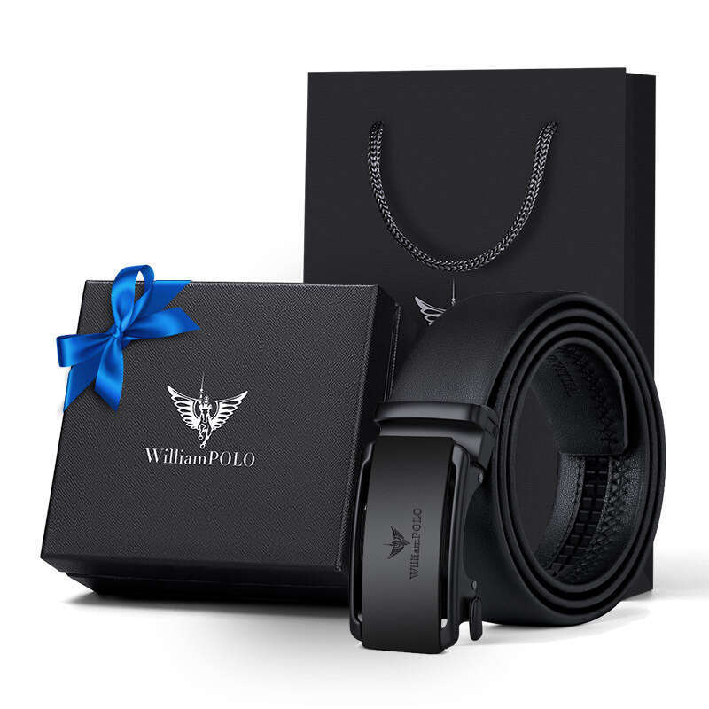 Men's High-end Genuine Leather Business Simple Versatile First Layer Cowhide Belt