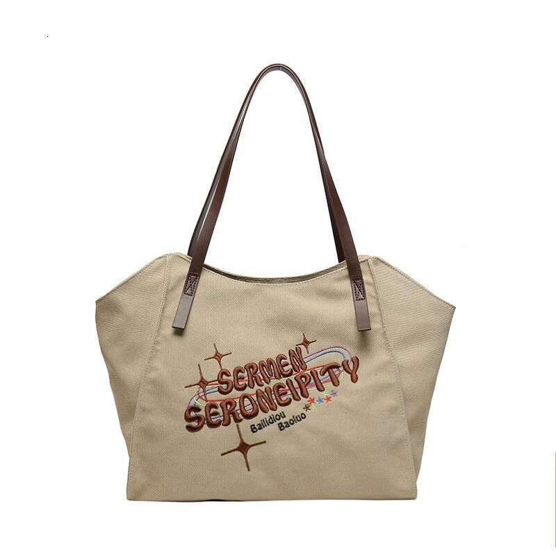 Luxury Bag Designer Canvas New Tote Large Capacity Women S Shoulder Commuting Handbag Travel Bag
