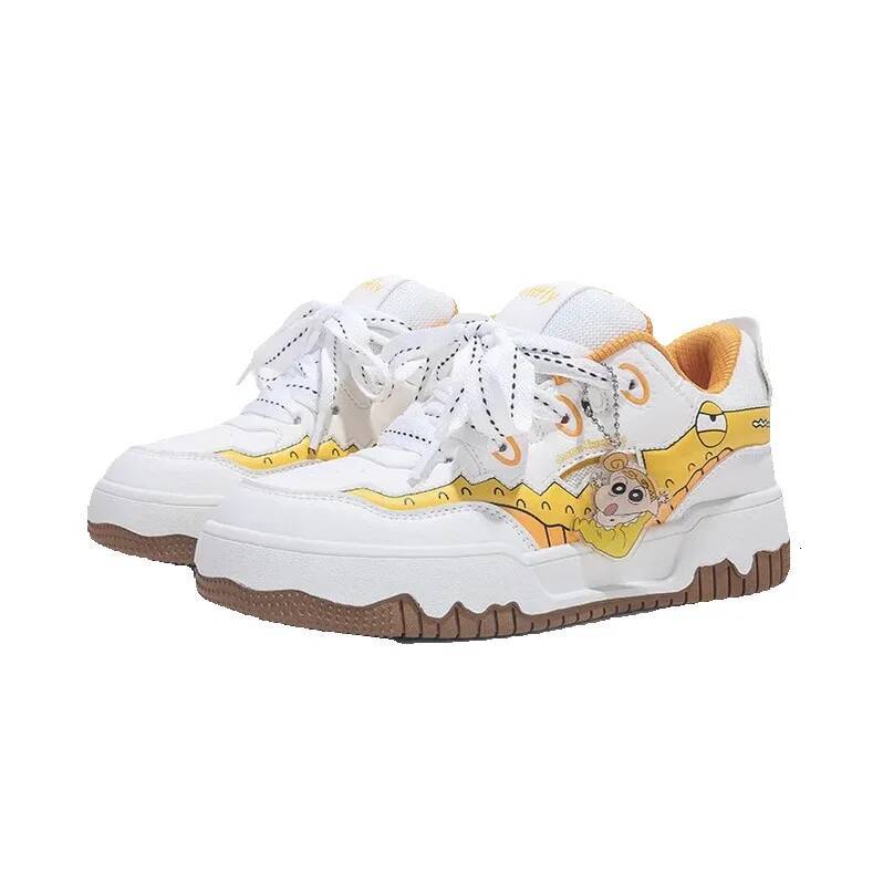 Jifffly 2025 Summer New Crayon Shin - chan Collaboration Bread Shoes Thick - Bottom Versatile Casual Sports Unisex Breathable Lightweight