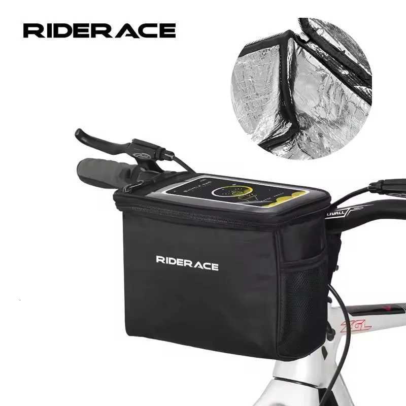 Bicycle Handlebar Bag Bike Frame Front Bag Road Cycling Accessories With Touch Screen Portable Multifunctional Gravel H251029
