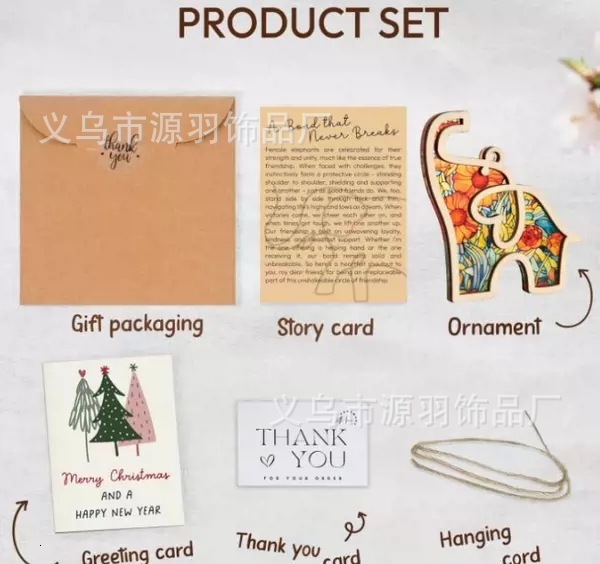 Hot New Listing Door Sign Decoration Christmas Pendant Wooden Hanging Tag