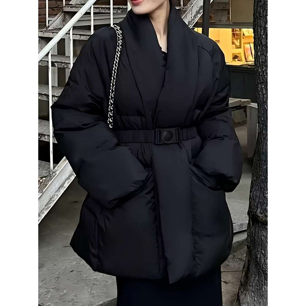 Women S Thick Coat Long Sleeve Belted Non Stretchy Fabric Formal Everyday Outfits Elegant Cold Weather Outerwear For Women Ladies Winter Coats Seasona