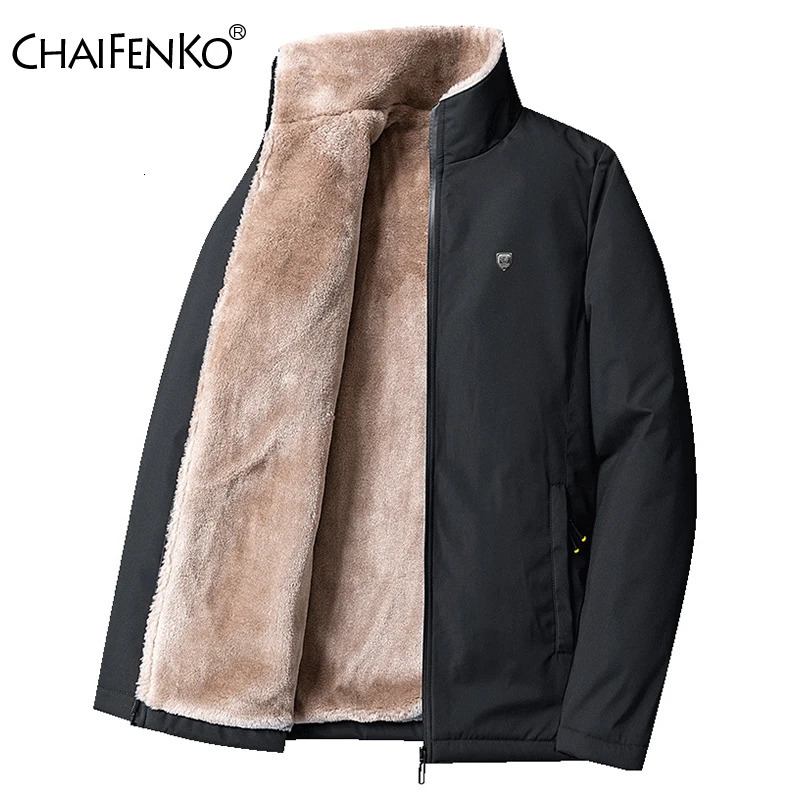 Men Winter Windproof Warm Thick Fleece Jacket Men Fashion Casual Coat Men Autumn Outwear Outdoor Classic Jacket Men 251028