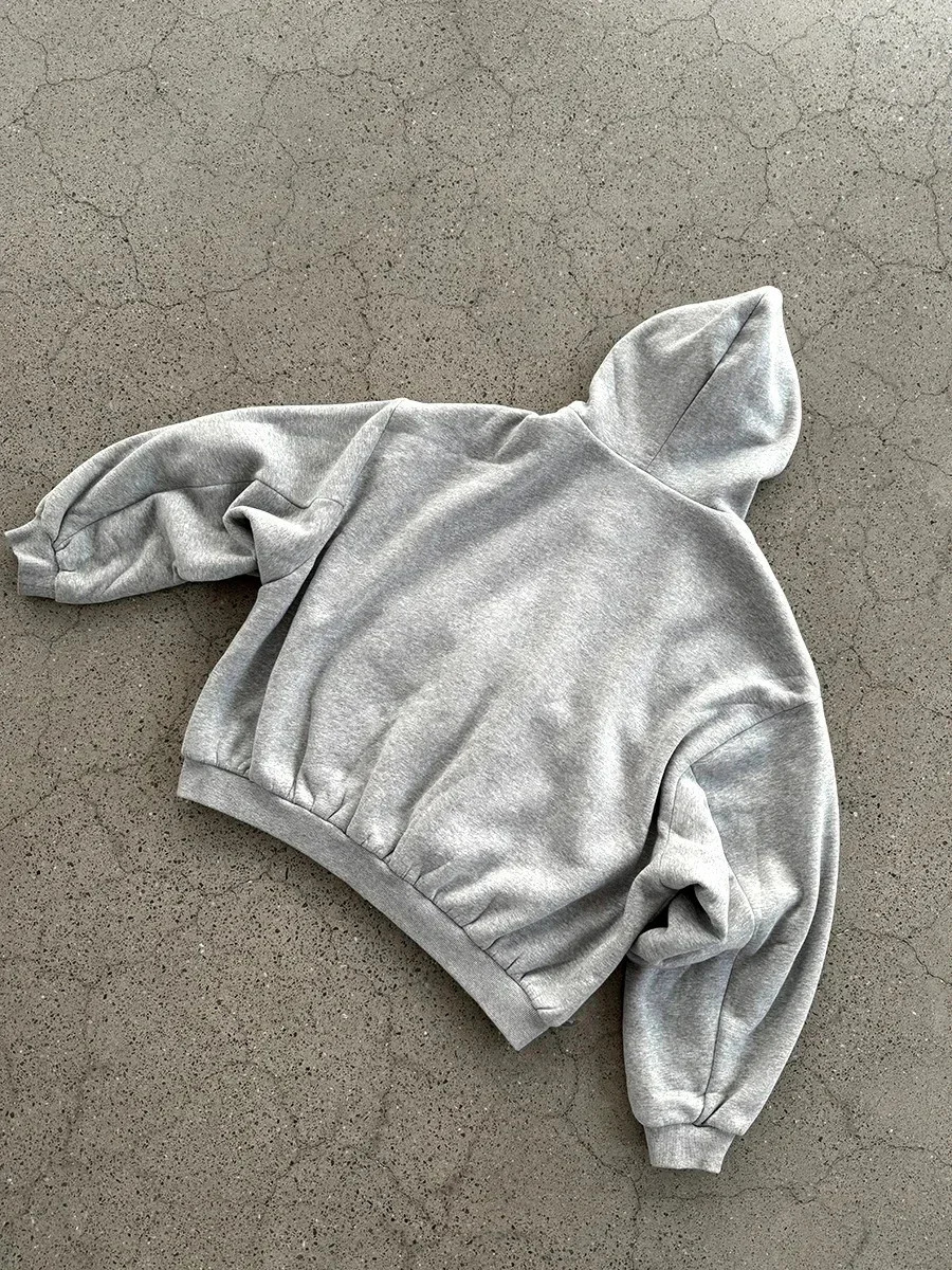 Korean Fashion Simple Gray DoubleSided Oversized Zipper Hoodie Womens Y2K Harajuku Gothic Casual Joker Couple Street Wear 251030