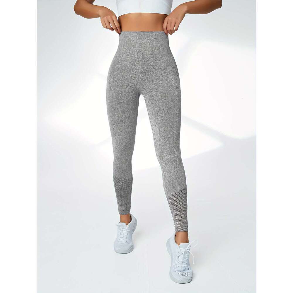 3-Pack High-Waist Compression Sports Leggings Women with Side Stripe Detail, Polyamide & Elastane, Solid Color, High Stretch, Skinny Fit, Cropped Leng