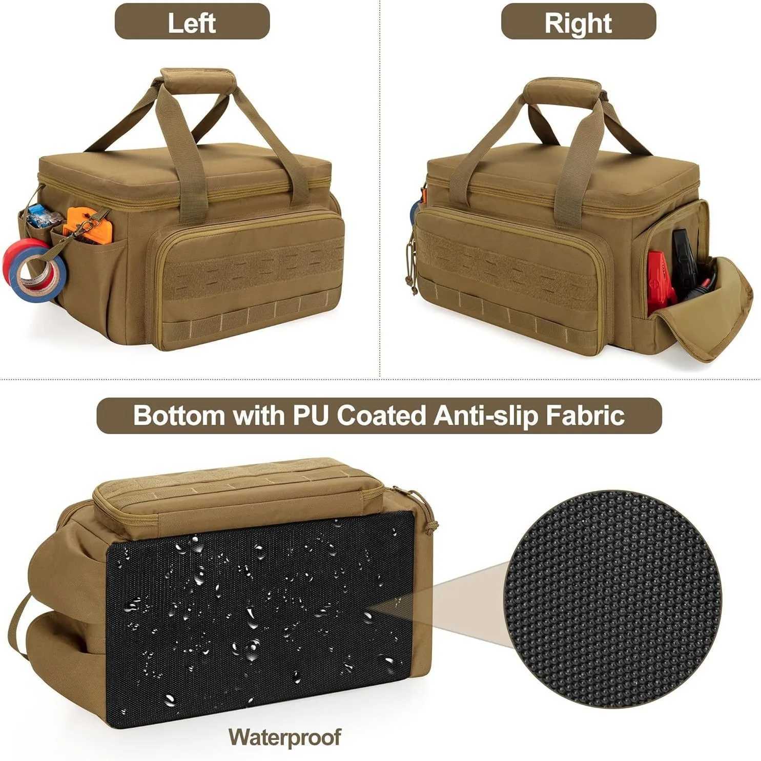 14inch heavyduty tool bag tool storage bag multifunctional work handbagf or Mechanic Electrician Carpenter Builder Plumber H251029