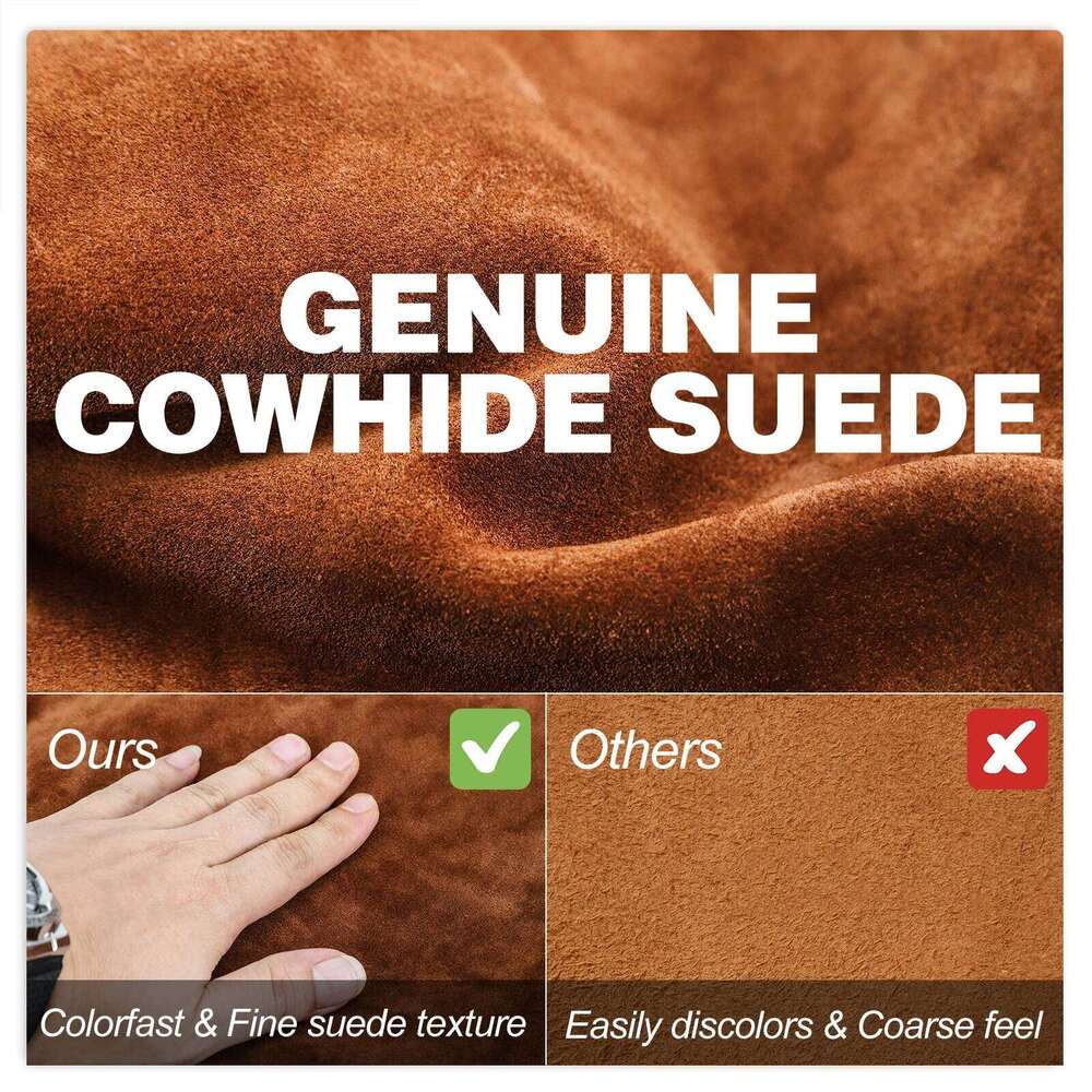 Contact's Genuine Suede Leather Handbag For Women Sling Shoulder Metal Frame Crossbody Bag Tote Doctor Bags Office Ladies