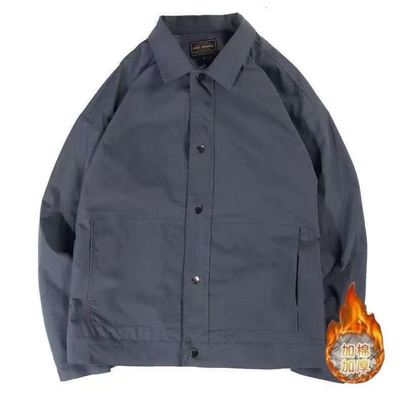 Spring And Designer Coat Autumn Turn-down Collar Jacket Simple Solid Color Office Trendy Casual Youth Coat Top