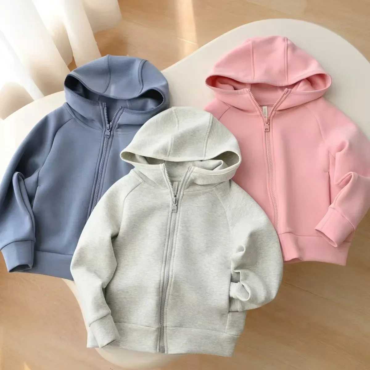 Children Hooded Sweatshirt Jackets Baby Boys Sportswear Cardigan Tops Kids Zipper Casual Jacket Teenager Spring Autumn ClothingT251030