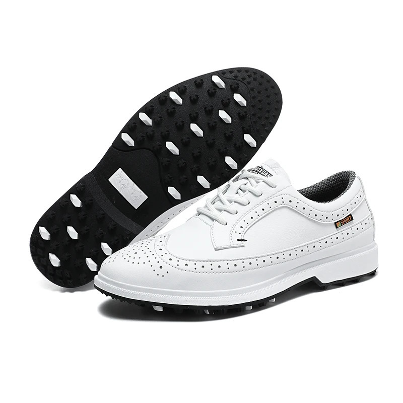 Professional Golf Shoes Men HighQuality Leather Breathable Sports Shoes Golf Competition Training Shoes Plus Size Shoes 3947 251023
