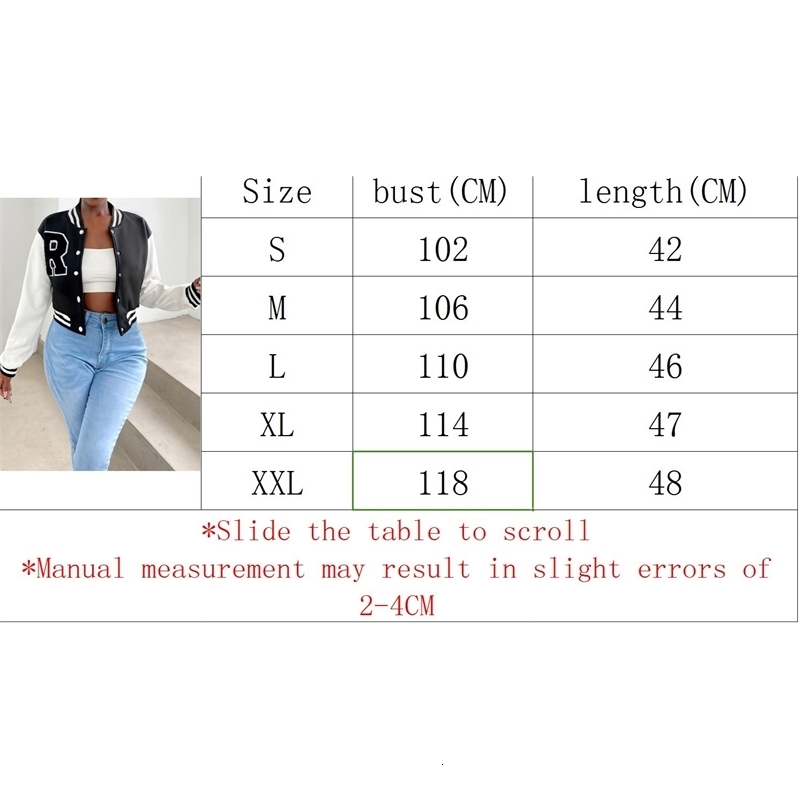 Elegant Womens Casual Jacket White Autumn Winter Button Baseball Cropped Jackets For Women Long Sleeve Crop Outerwear 251029