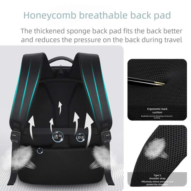 Multifunctional Men S Backpack Large Capacity Business Travel Laptop Bag Lightweight Minimalist New Model High Quality