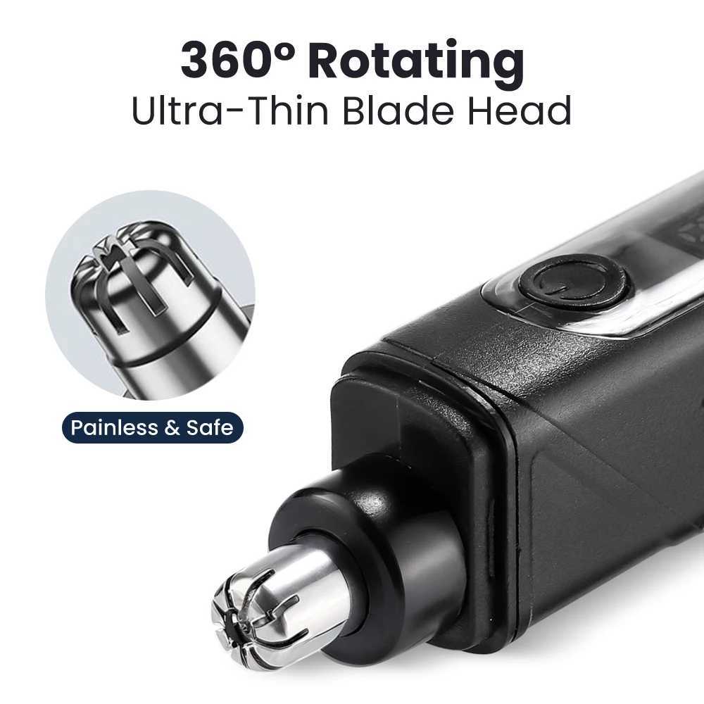 Electric Nose Hair Trimmer Implement Shaver Clipper Ear Neck Eyebrow Remover RechargeableTrimmer Shaver Man Clean Trimer Razor M251030