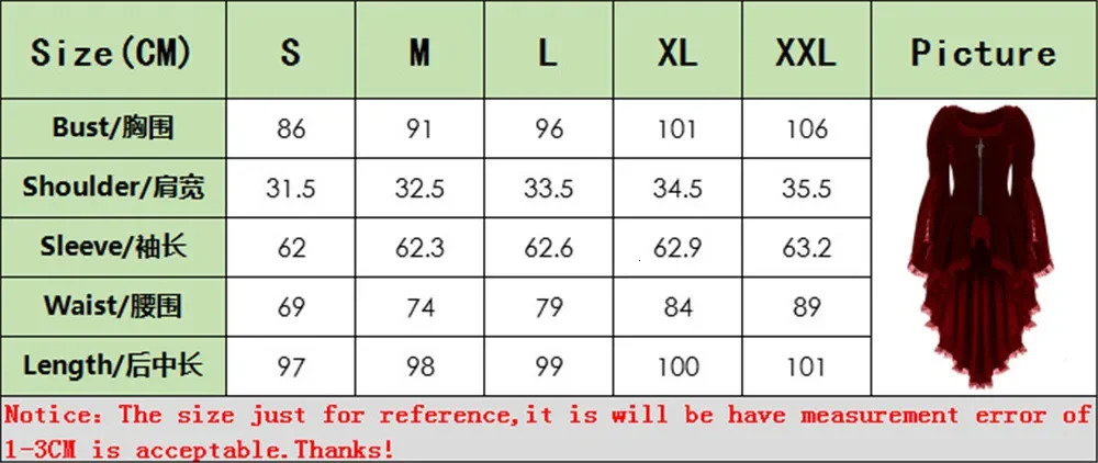 Women Gothic Long Sleeve Cross Irregular Velvet Tuxedo Dresses Lace Hem Medieval Ladies Witch Dress Lolita Cosplay Costume 251027