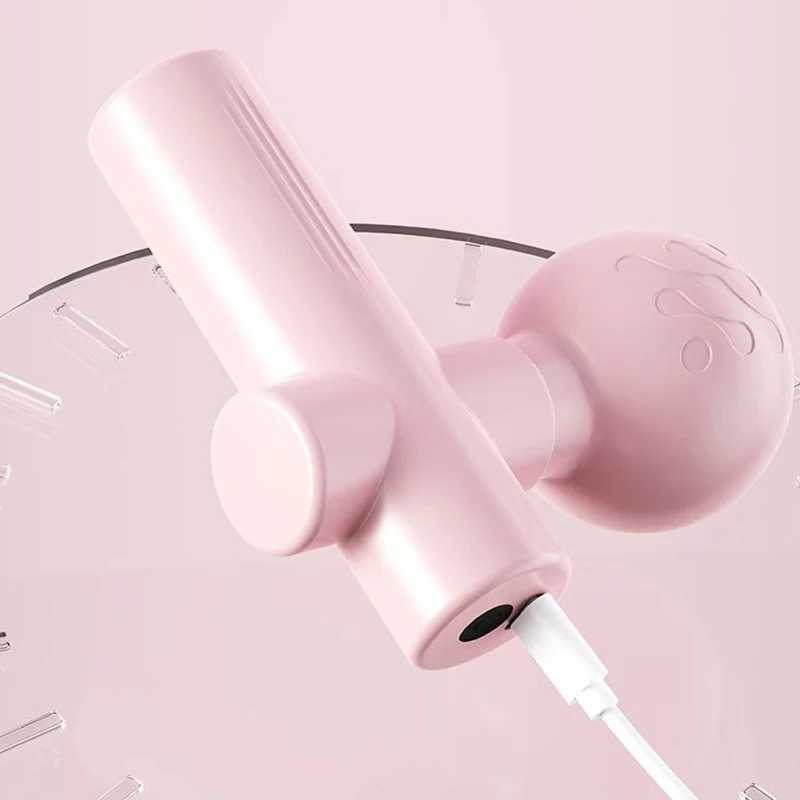 1Pcs USB Mini Massage Tool Fascia Machine Muscle Relaxation Vibrating Tool Rod Massage Fitness Equipment Neck Grab Fascia Tool J251030